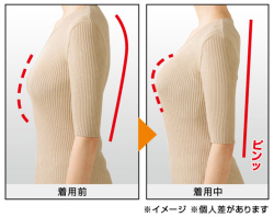 姿勢すっきりインナー